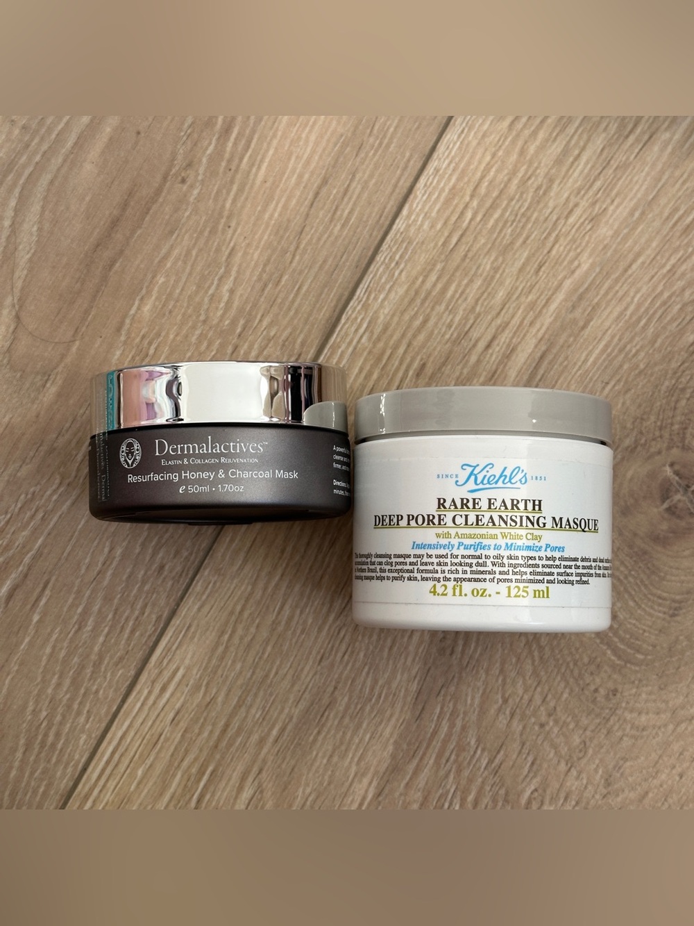 NEW IN BOX Dermalactives Charcoal Mask & Kiehls Deep Pore Mask Bundle